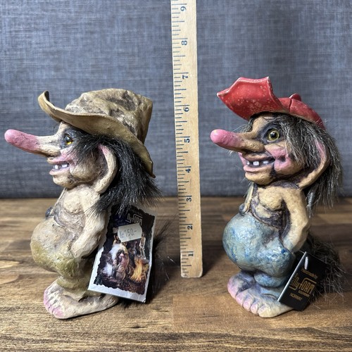 Coppia troll vintage - 6,5”,