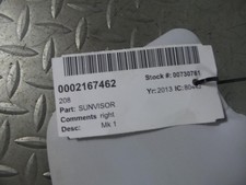  PEUGEOT 208 VISIERA PARASOLE