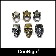 Charm Metallo Teschio Perline