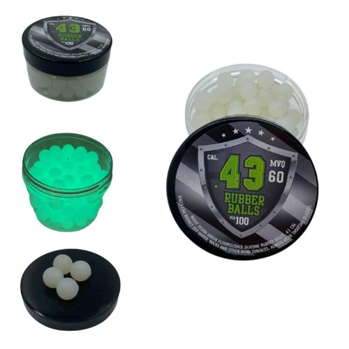 100x palline gomma - 100x,
