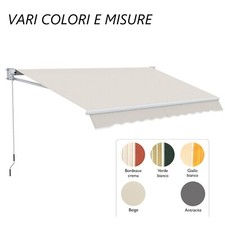 Tenda da sole a barra quadra