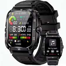 🔥 Military Smart Watch Men