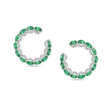 Orecchini cerchio oro 18 - in,
