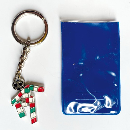 Calcio italia portachiavi - italia, 90