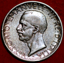 1926 Italy 5 Lire Vittorio