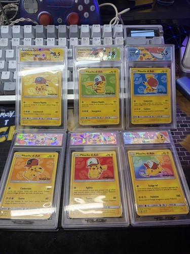 Pikachu ash quadretto - pikachu, di