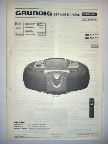 Grundig service manual manuale - grundig,