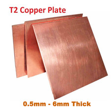 Piastra/foglio rame puro T2