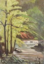 Dipinto ad olio Impressionst