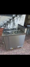 friggitrice professionale a gas in acciaio