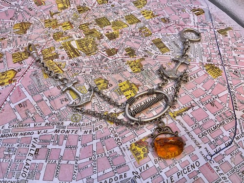 Catena orologio tasca - orologio, .