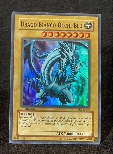 Drago bianco occhi blu - occhi,