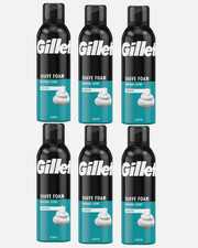 6 X Gillette Classic Schiuma