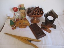 LOTTO VINTAGE OGGETTI LEGNO