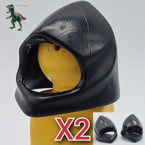 Playmobil cappuccio nero - x2,