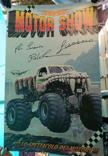 Poster vintage super - -, motor