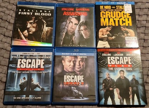Sylvester stallone blu ray lot - sylvester,