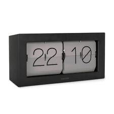 Karlsson Boxed Flip XL Orologio Retro Pieghevole Nero/Grigio - NUOVO OVP