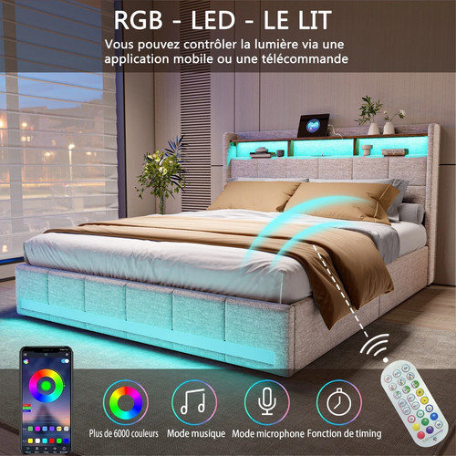 Letto ribalta con - a,