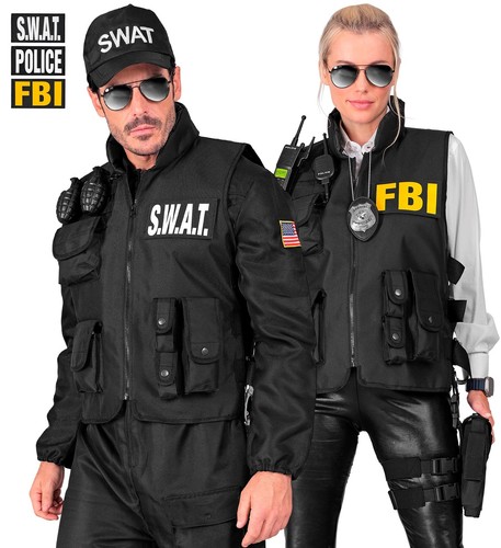 Gilet tattico swat fbi police - gilet,