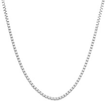 ARGENTO COLLANA VENEZIANA IN UOMO/DONNA CATENINA 925 / GIOIELLI COLLANE ORO MODl