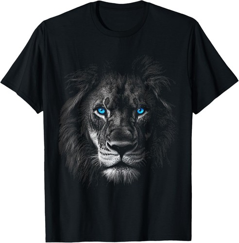 Shirt leone motivo animale - t-shirt,