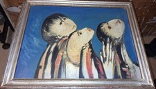 Dipinto Ad Olio Su Tela 