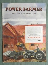 POWER FARMER Britain and Overseas V7 n°4 Ott. 1951 Rivista agricoltura meccanica