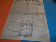 IL POPOLO D'ITALIA 1919 FUTURISMO F.T.MARINETTI BALILLA PRATELLA UNGARETTI DUCE