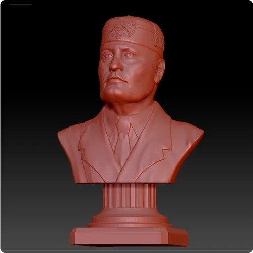 Mezzo busto benito mussolini - benito,
