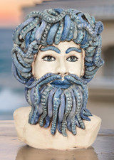 Scultura Testa di Tritone