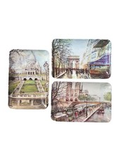 Set 3 piatti souvenir vintage