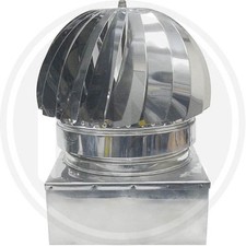 ASPIRAFUMO  37X37 cm. ACCIAIO