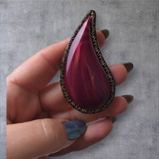 Spilla vintage a goccia in