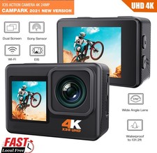 Campark 4K Action Camera 24MP Doppio Schermo WiFi Subacqueo 40M Fotocamera Impermeabile