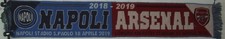 SCIARPA SCARF CALCIO BUFANDA SCHAL ULTRAS NAPOLI VS ARSENAL (025)