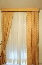 Tenda d'arredo elegante con calate,binario e accessori,170cm × 265cm  