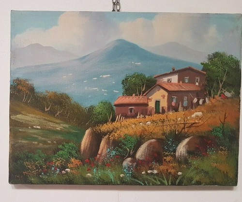 Spadini quadro autore con - m.,