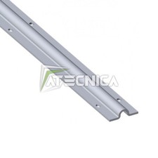 Guida binario tondo cancello scorrevole ad avvitare INDEM lunghezza 2mt e 4mt