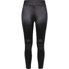 Urban Classics Ladies Shiny High Waist Leggings Sportivi Jersey Stretch Lucido