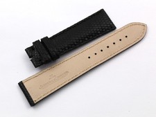 Jaeger Le-Coultre Strap Band Genuine Lizard Black 21/18mmAccessori Orologi Lusso