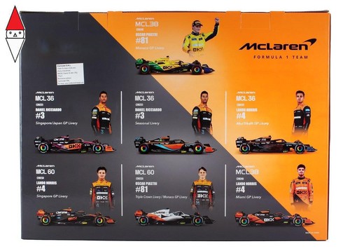 Burago mclaren set 7x - burago,