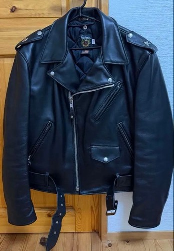 Giacca pelle schott 613us - di,