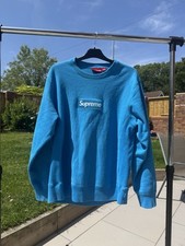 Supreme Box Logo Girocollo Blu