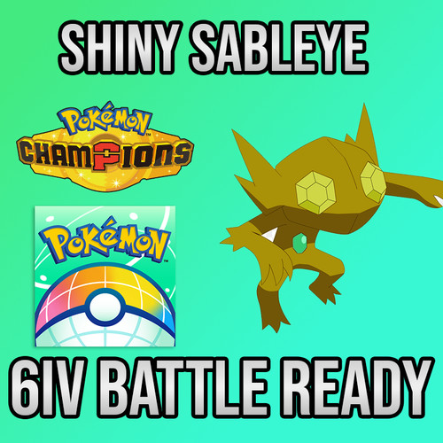 6iv shiny sableye - shiny,