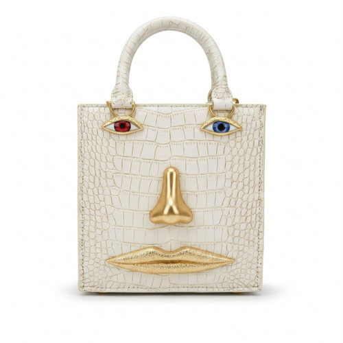 Borsa donna face design mini - borsa,