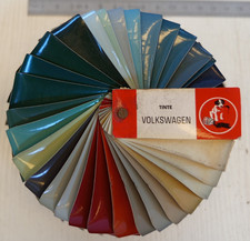 tabella colori originale Max Meyer 1969 Volkswagen Maggiolino Beetle Kafer etc