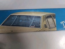 01088 Persiana TENDINA TENDA  Per Lunotto Auto Epoca In Alluminio Modello 1