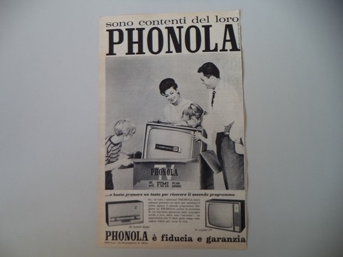 Advertising pubblicità 1961 - pubblicità,