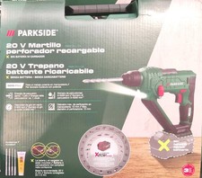PARKSIDE TRAPANO BATTENTE PERCUSSIONE TASSELLATORE  20V PABH 20-Li D4 anno 2025